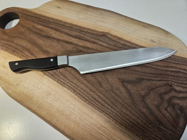 BBQ brisket knife, with large high carbon blade, handcrafted in Canada