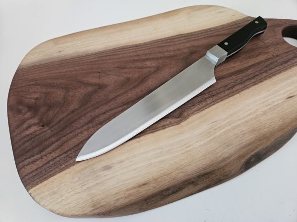 BBQ brisket knife, with large high carbon blade, handcrafted in Canada - Image 3