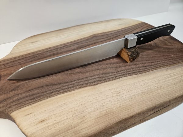 BBQ brisket knife, with large high carbon blade, handcrafted in Canada - Image 4