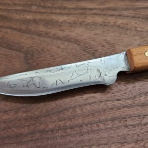 Paring knife - forged by hand from a car