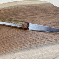 Paring knife with Japanese style Wa handle