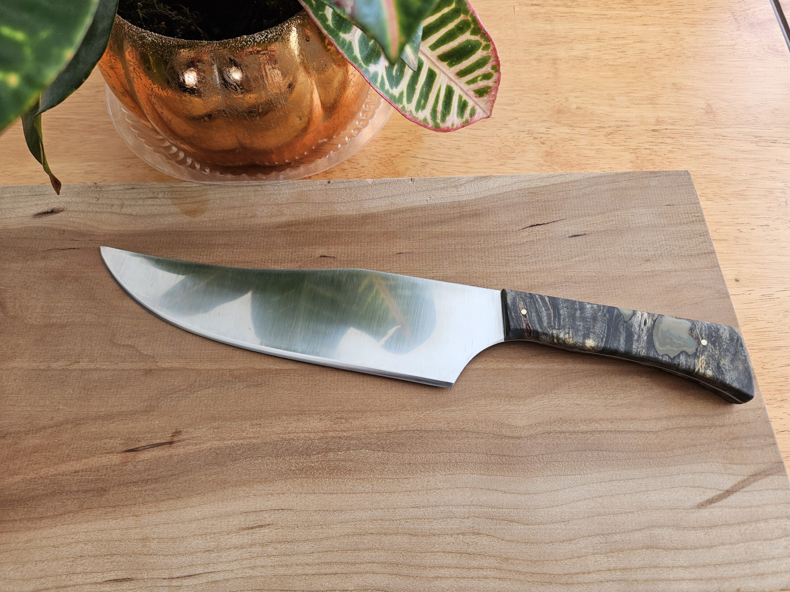Large 7.5" Stainless Steel Chef's Knife - Image 4