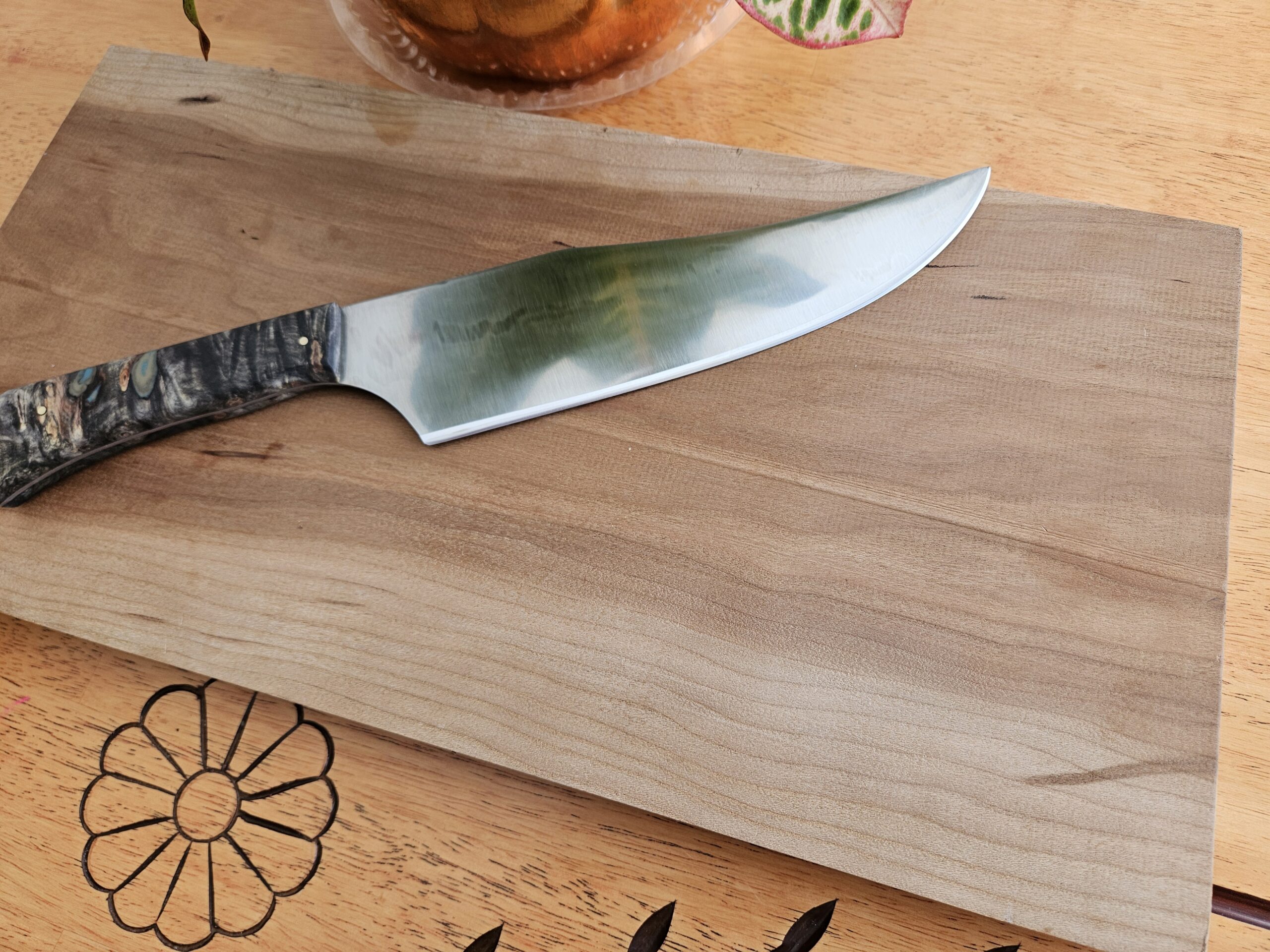 Large 7.5" Stainless Steel Chef's Knife - Image 5