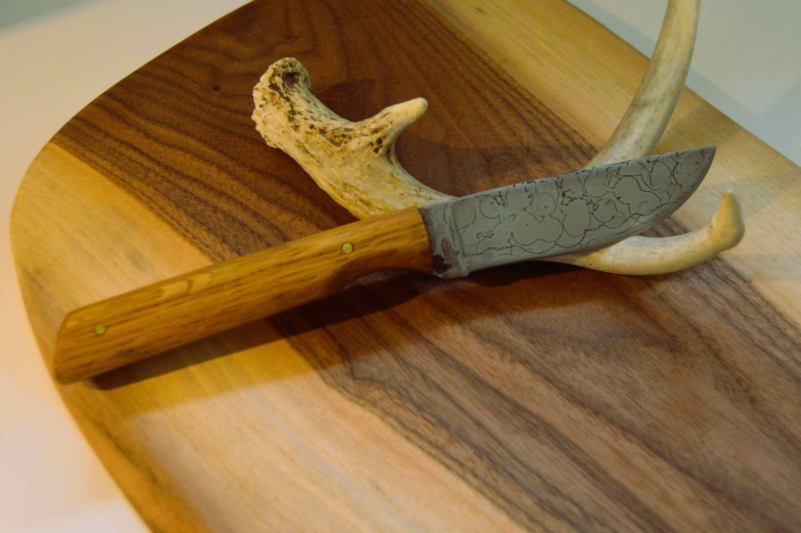 Hand forged camp knife from Ford F150 pickup - Image 2