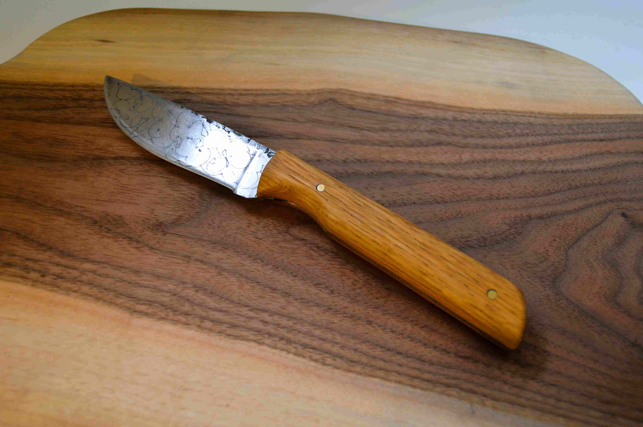 Hand forged camp knife from Ford F150 pickup - Image 3