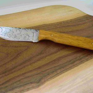 Hand forged camp knife from Ford F150 pickup