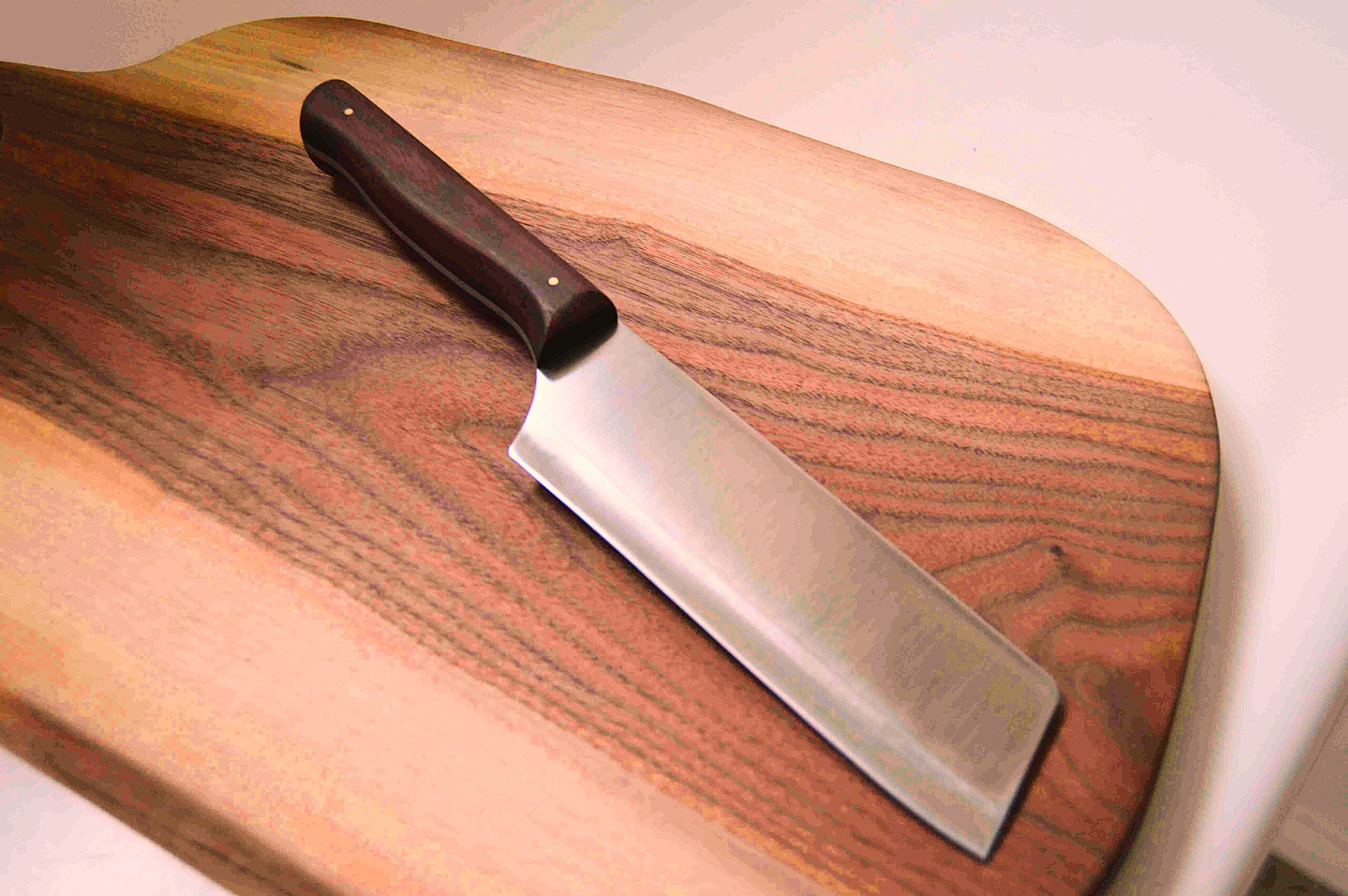 BBQ and kitchen chopper with walnut handle - Image 2
