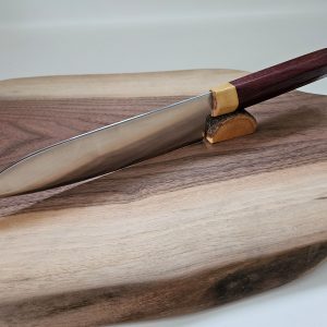 7" Chef's knife with hardwood handle