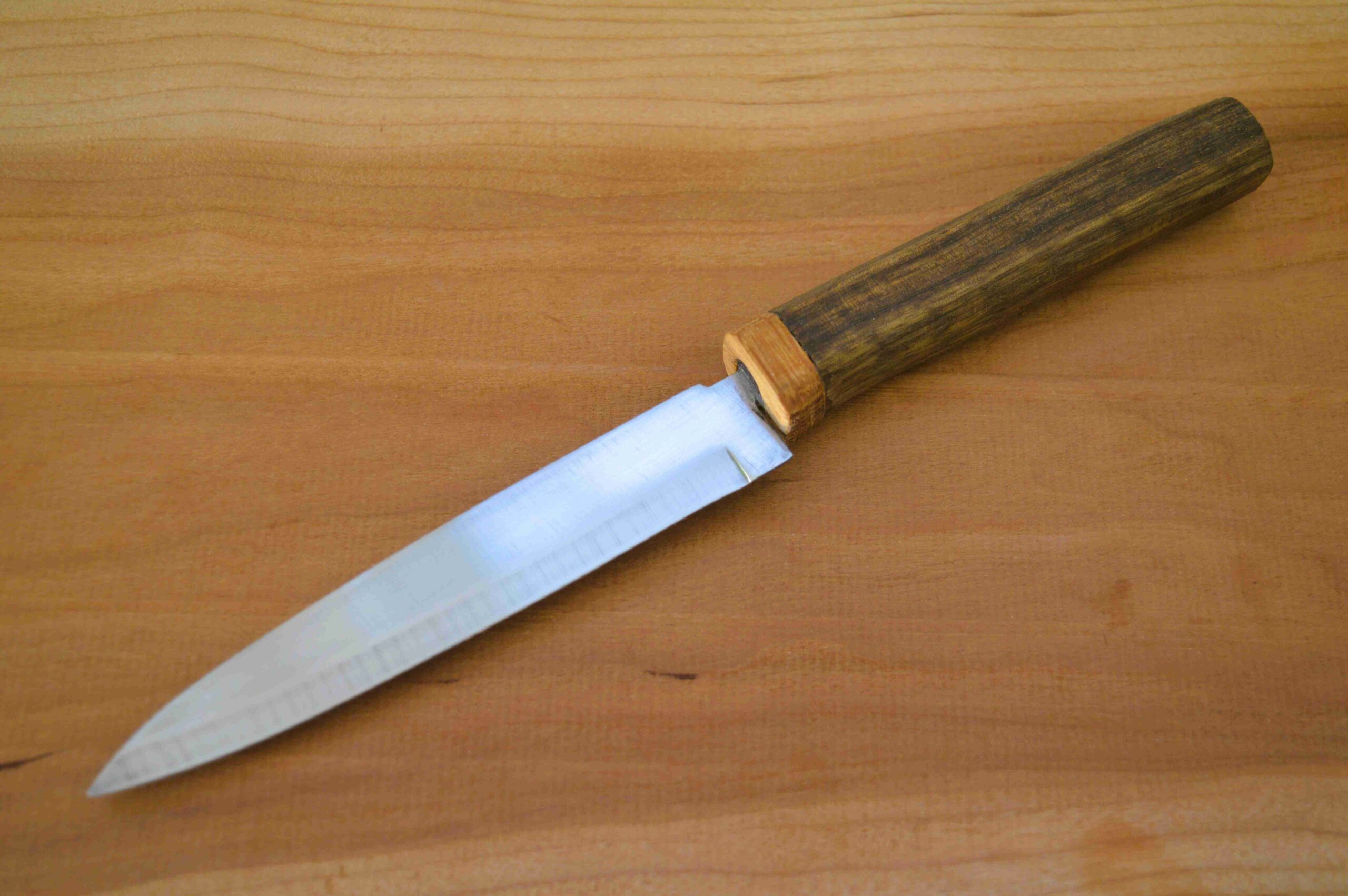 Kitchen knife set (4) with hardwood Japanese Wa handles - Image 2