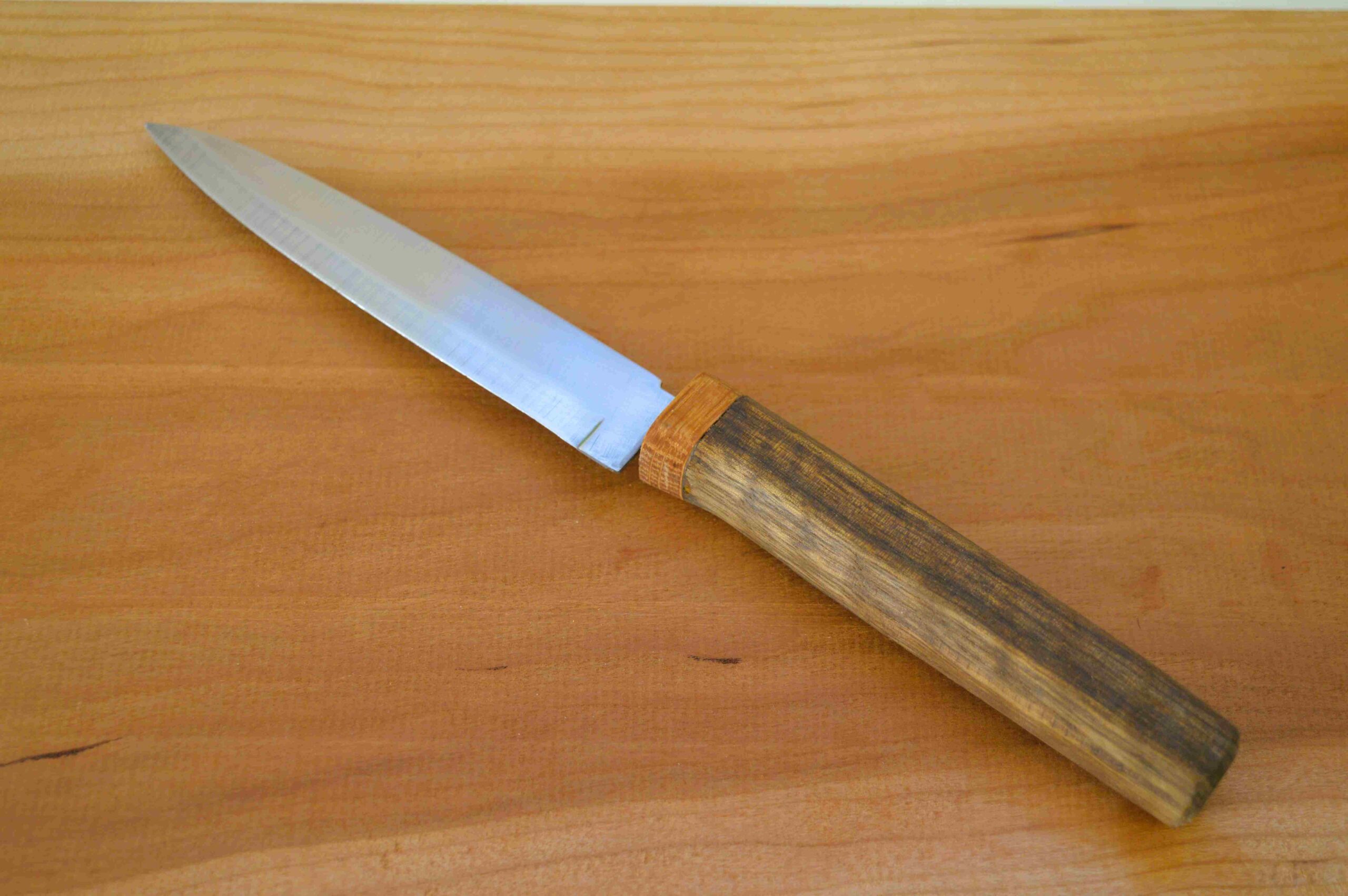 Kitchen knife set (4) with hardwood Japanese Wa handles - Image 3